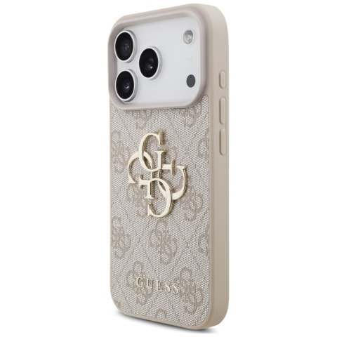 Etui guess 4g strap 4g classic logo do iphone 18 pro / 17 pro różowy