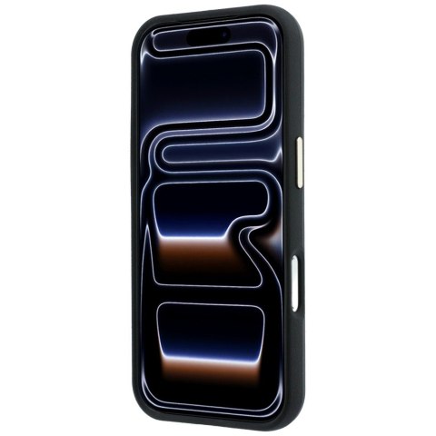 Etui guess smooth & big strass logo do iphone 18 pro / 17 pro czarny