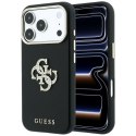Etui guess smooth & big strass logo do iphone 18 pro max / 17 pro max czarny