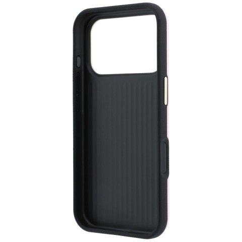 Etui guess smooth & big strass logo do iphone 18 pro max / 17 pro max różowy