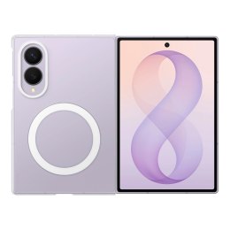 Etui Samsung Clear Magnet Case do Samsung Galaxy Z Fold 8 0.8 mm kompatybilne z MagSafe + 2 szt. folii antyrefleksyjnej - przezr
