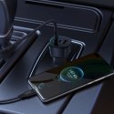 Ładowarka samochodowa Acefast B18 200 W 2x USB-C + USB-A - czarna