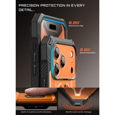 Etui Supcase Grip Pro Mag MagSafe iPhone 17 PRO / 18 PRO - koralowe