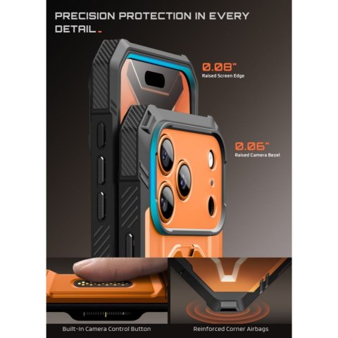 Etui Supcase Grip Pro Mag MagSafe iPhone 17 PRO MAX / 18 PRO MAX - koralowe