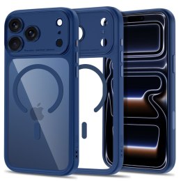 Etui Tech-Protect MagPEAK MagSafe iPhone 17 PRO / 18 PRO - ciemnoniebieskie / przezroczyste