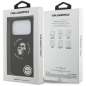 Etui Karl Lagerfeld silicone karl&choupette ring magsafe do iphone 18 pro max / iphone 17 pro max czarny