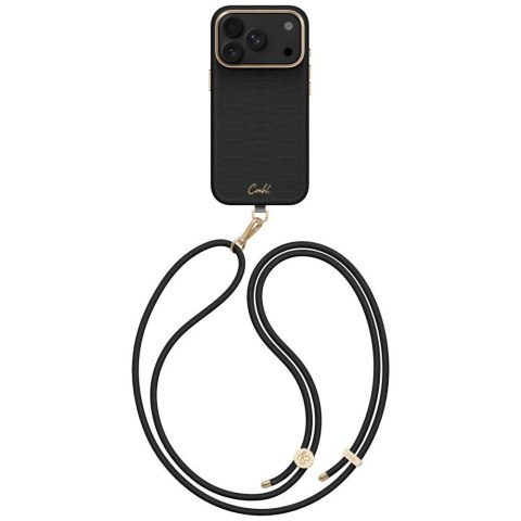 Etui UNIQ Coehl Mirelle do iPhone 18 Pro / 17 Pro Magnetic Charging czarny