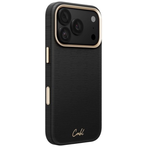 Etui UNIQ Coehl Mirelle do iPhone 18 Pro / 17 Pro Magnetic Charging czarny