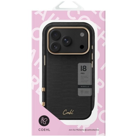 Etui UNIQ Coehl Mirelle do iPhone 18 Pro / 17 Pro Magnetic Charging czarny