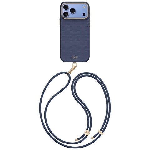 Etui UNIQ Coehl Mirelle do iPhone 18 Pro Max / 17 Pro Max Magnetic Charging niebieski