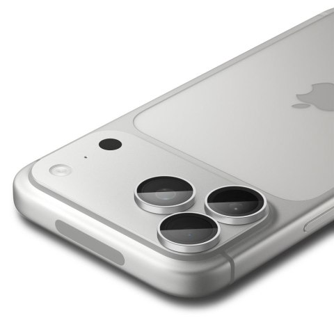 Osłona aparatu Spigen Optik PRO Glas.tr Ez Fit Camera Protector 2-PACK IPHONE 18 PRO / 18 PRO MAX srebrny