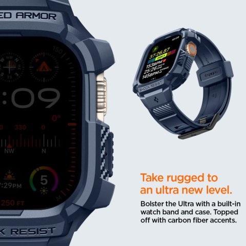 SPIGEN Rugged Armor "pro" APPLE WATCH ULTRA 1 / 2 / 3 / 4 (49 Mm) Navy Blue