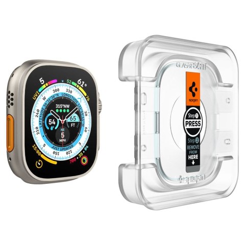 Szkło Hartowane SPIGEN Glas.tr "ez Fit" 2-pack APPLE WATCH ULTRA 1 / 2 / 3 / 4 (49 Mm) Clear