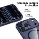 Etui Tech-protect Magmat MAGSAFE IPHONE 17 PRO Deep Blue/ przezroczysty