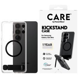 Etui CARE by PanzerGlass Urban Explorer Transparent w. Black Qi do Samsung Galaxy S26 Ultra przezroczysty