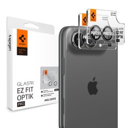 Osłona Aparatu SPIGEN Optik Pro Glas.tr Ez Fit Camera Protector 2-pack IPHONE Duo Star White
