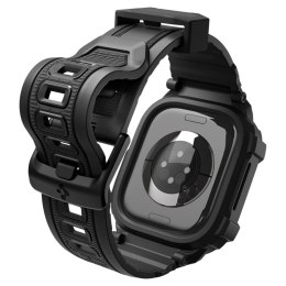 Pancerne etui z paskiem Spigen Rugged Armor Pro do Apple Watch 12 (42mm) - Czarny Mat