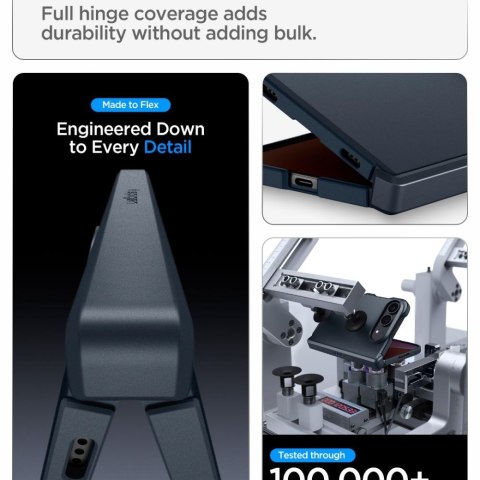 Etui pancerne Spigen Tough Armor Mag MagSafe do iPhone Duo szare (Metal Slate)