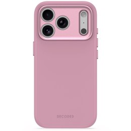 Decoded AntiMicrobial Silicone Backcover - etui do iPhone 18 Pro / 17 Pro kompatybilne z MagSafe (rose quartz)