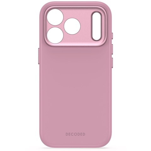 Decoded AntiMicrobial Silicone Backcover - etui do iPhone 18 Pro Max / 17 Pro Max kompatybilne z MagSafe (rose quartz )
