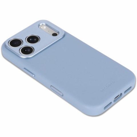 Decoded Leather Backcover - skórzane etui do iPhone 18 Pro Max / 17 Pro Max kompatybilne z MagSafe (sky blue)