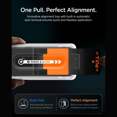 Szkło hartowane Spigen Glas.tR EZ Fit Pro HD (2-Pack) do iPhone 16 Pro Max / 17 Pro Max / 18 Pro Max - Clear