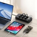 Listwa zasilająca Tech-Protect PC6X6 6 Gniazd + 3x USB + 3x USB-C (200cm) - Czarna