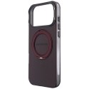 Etui AMG IML Double Layer Urban Line with Ring Stand MagSafe do iPhone 18 Pro Max / 17 Pro Max burgundowy