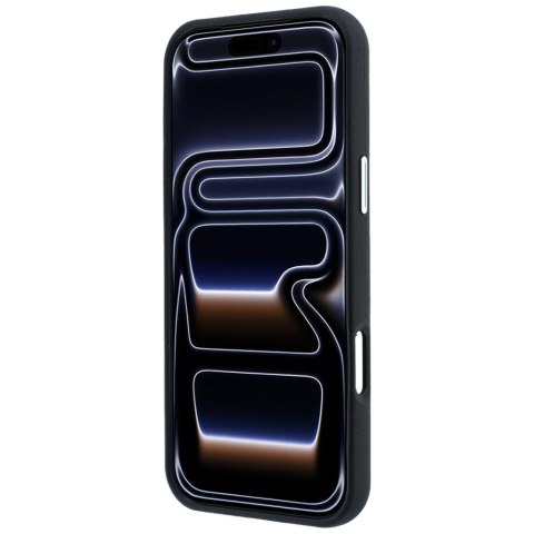 Etui BMW Sign Deboss Quilted Metal Logo MagSafe do iPhone 18 Pro / 17 Pro czarny
