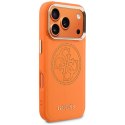 Etui Guess Perforated 4G MagSafe do iPhone 18 Pro / 17 Pro pomarańczowy
