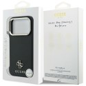 Etui Guess Saffiano Small 4G & Classic Logo MagSafe do iPhone 18 Pro / 17 Pro czarny