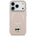 Etui Karl Lagerfeld Choupette PinMagSafe do iPhone 17 Pro różowy