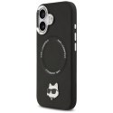 Etui Karl Lagerfeld Choupette PinMagSafe do iPhone 17 czarny