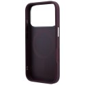 Etui Karl Lagerfeld Point & Choupette Sketch MagSafe do iPhone 18 Pro Max / 17 Pro Max burgundowy