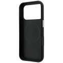Etui Karl Lagerfeld Saffiano Small Script Metal Logo MagSafe do iPhone 18 Pro Max / 17 Pro Max czarny