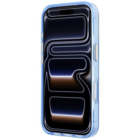 Etui Karl Lagerfeld Script Logo MagSafe do iPhone 18 Pro / 17 Pro jasno niebieski