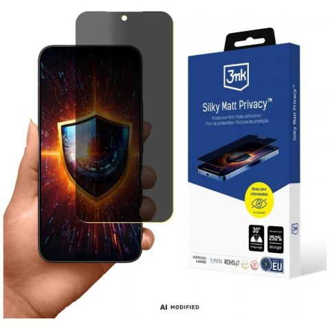 Folia prywatyzująca 3MK Silky Matt Privacy do Poco X8 Pro Max