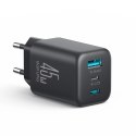 Ładowarka sieciowa Joyroom JR-TO1 GaN 45 USB-C Lightning USB-A - czarna