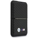 Portfel BMW M Carbon Metal Logos MagSafe czarny