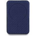 Portfel BMW M Carbon Metal Logos MagSafe granatowy