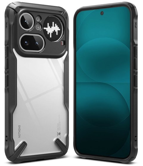 Etui pancerne Ringke Fusion X NOTHING PHONE 4A PRO - Czarny