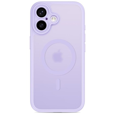 Etui Tech-Protect MagPeak MagSafe CC do iPhone 17 matowa lawenda