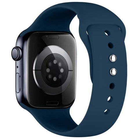 Pasek silikonowy Tech-Protect Silicone do Apple Watch 8 / 9 / 10 / 11 / 12 / SE (40/41/42 mm) granatowy