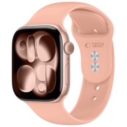 Pasek silikonowy Tech-Protect Silicone do Apple Watch 8 / 9 / 10 / 11 / 12 / SE / Ultra (44/45/46/49 mm) brudny róż