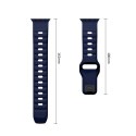 Pasek silikonowy Tech-Protect Silicone Line do Apple Watch 8 / 9 / 10 / 11 / 12 / SE / Ultra (44/45/46/49 mm) atlantycki błękit