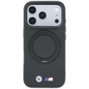Etui BMW Kevlar Ring Stand 360 MagSafe do iPhone 18 Pro / 17 Pro czarny
