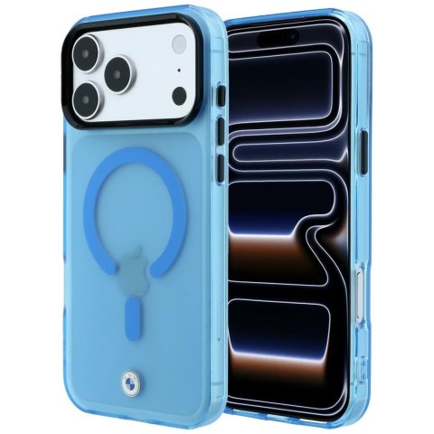 Etui BMW Sign Frosted IML & Metal Logo MagSafe do iPhone 18 Pro Max / 17 Pro Max niebieski