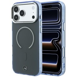 Etui Mercedes Double Layer Iconic Logo MagSafe do iPhone 18 Pro Max / 17 Pro Max antracytowy
