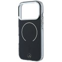 Etui Mercedes Double Layer Iconic Logo MagSafe do iPhone 18 Pro Max / 17 Pro Max czarny