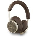 Słuchawki nauszne Guess Bluetooth ENC 4GClassic Logo brązowy